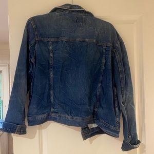 american eagle blue jean jacket, size Large but fits like a medium
